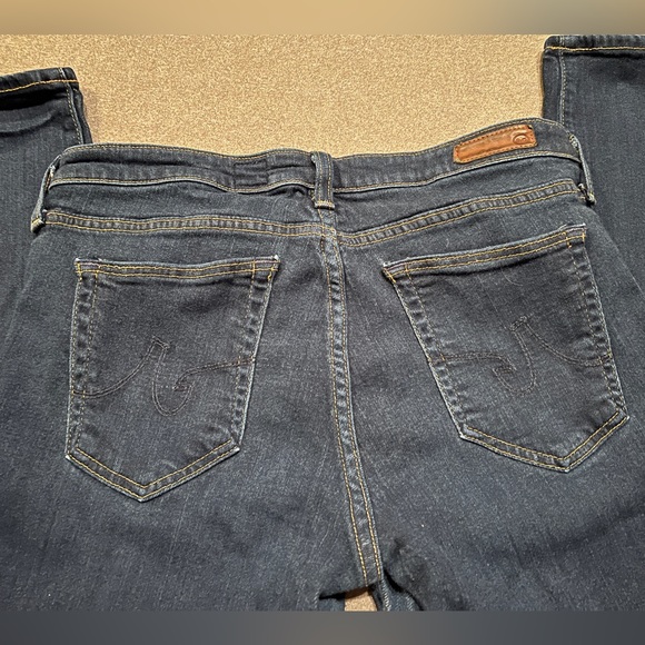 Adriano Goldschmied Dark Blue Full Length Stretch Skinny Jeans - Picture 7 of 11